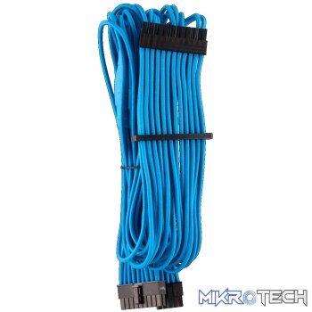 Corsair Premium Individually Sleeved ATX 24-Pin Cable Type 4 Gen 4  Blue